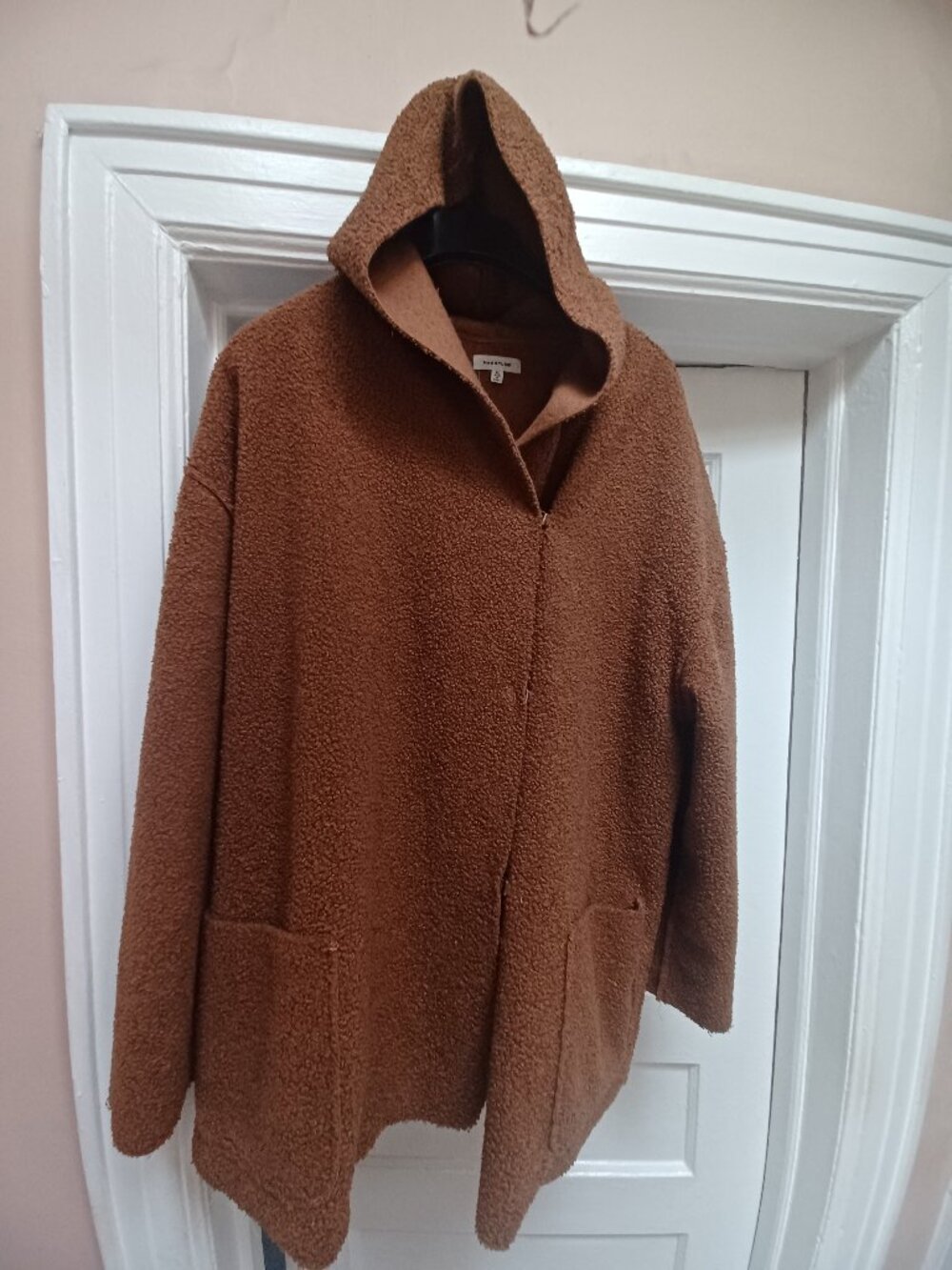 Max Studio Brown Sweater Coat. Sz XL